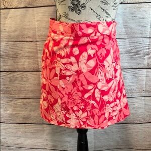 RipSkirt Hawaii Wrap Skirt CoverUp Size XL Length 1 Floral 15” Pockets Vacation
